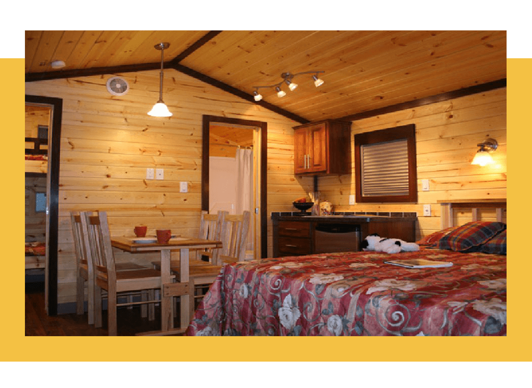 Photo des chalets intérieure